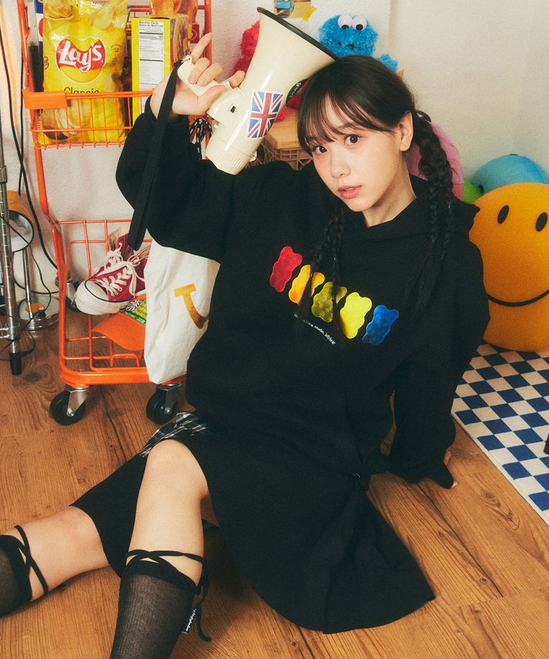 DW 젤리베어 후드티셔츠 5Color