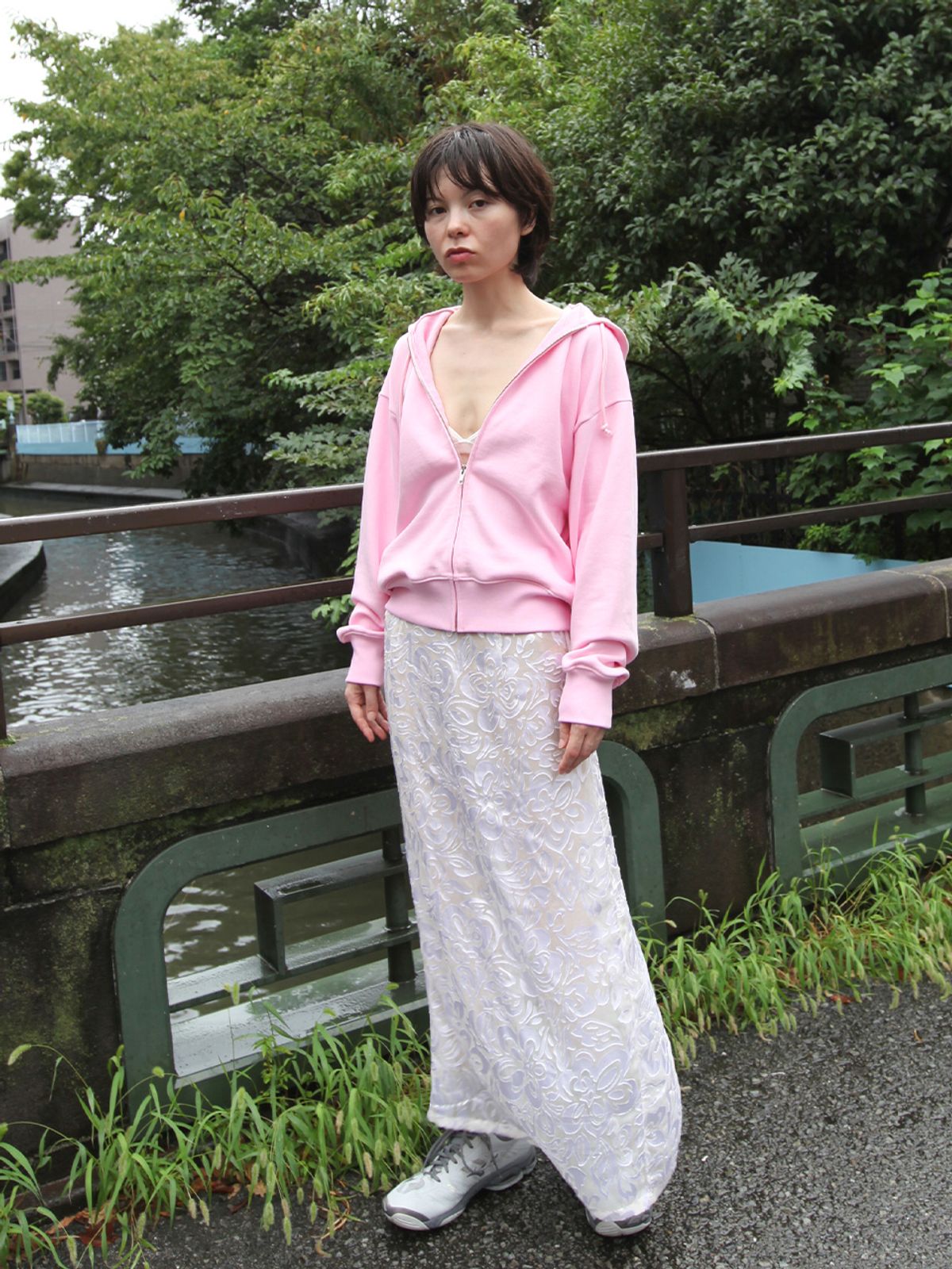 누아누(NUUANU) Mori Skirt_Ivory