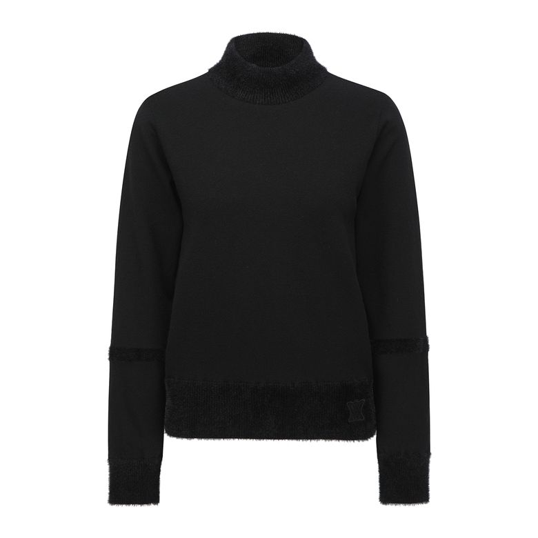 W WIND BLOCK PULLOVER_BK