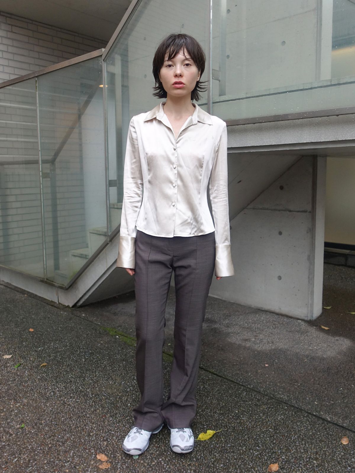 누아누(NUUANU) Lunii Shirt_Sepia
