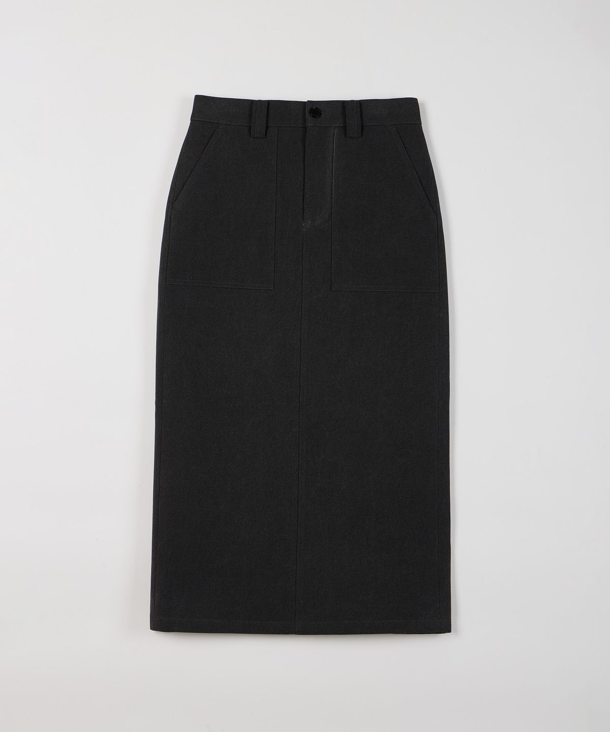 필더스(FIELDERS) WOMAN PIGMENT VINTAGE SKIRT DEEP CHARCOAL