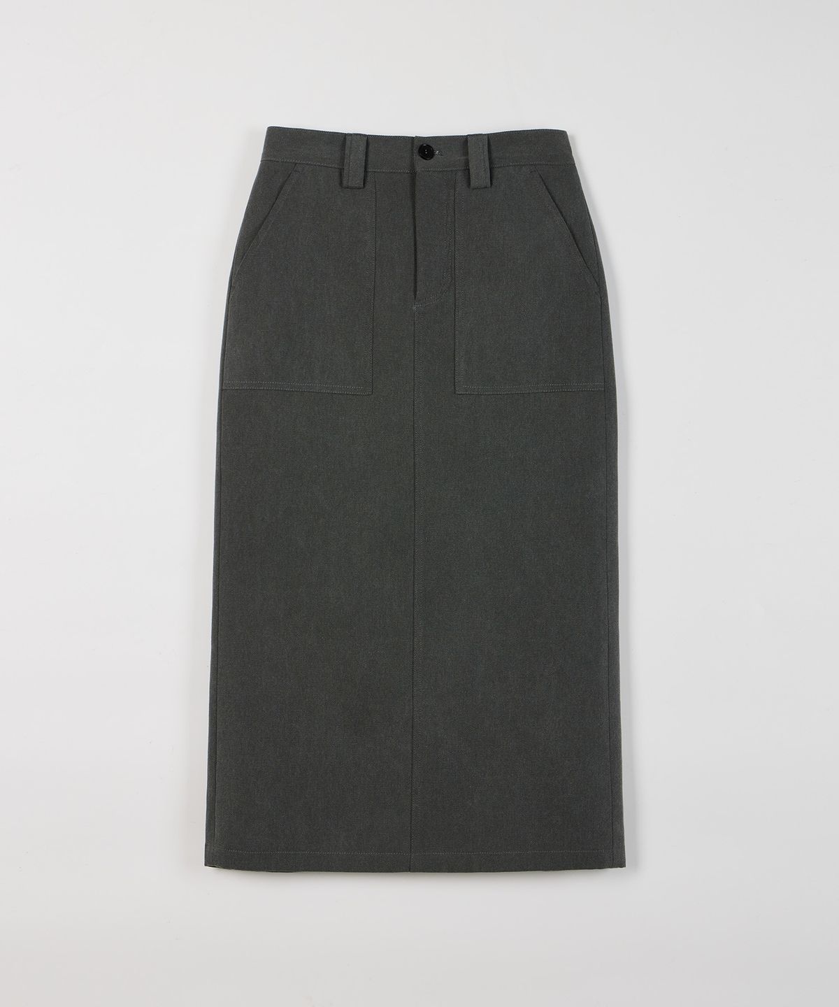필더스(FIELDERS) WOMAN PIGMENT VINTAGE SKIRT DEEP KHAKI