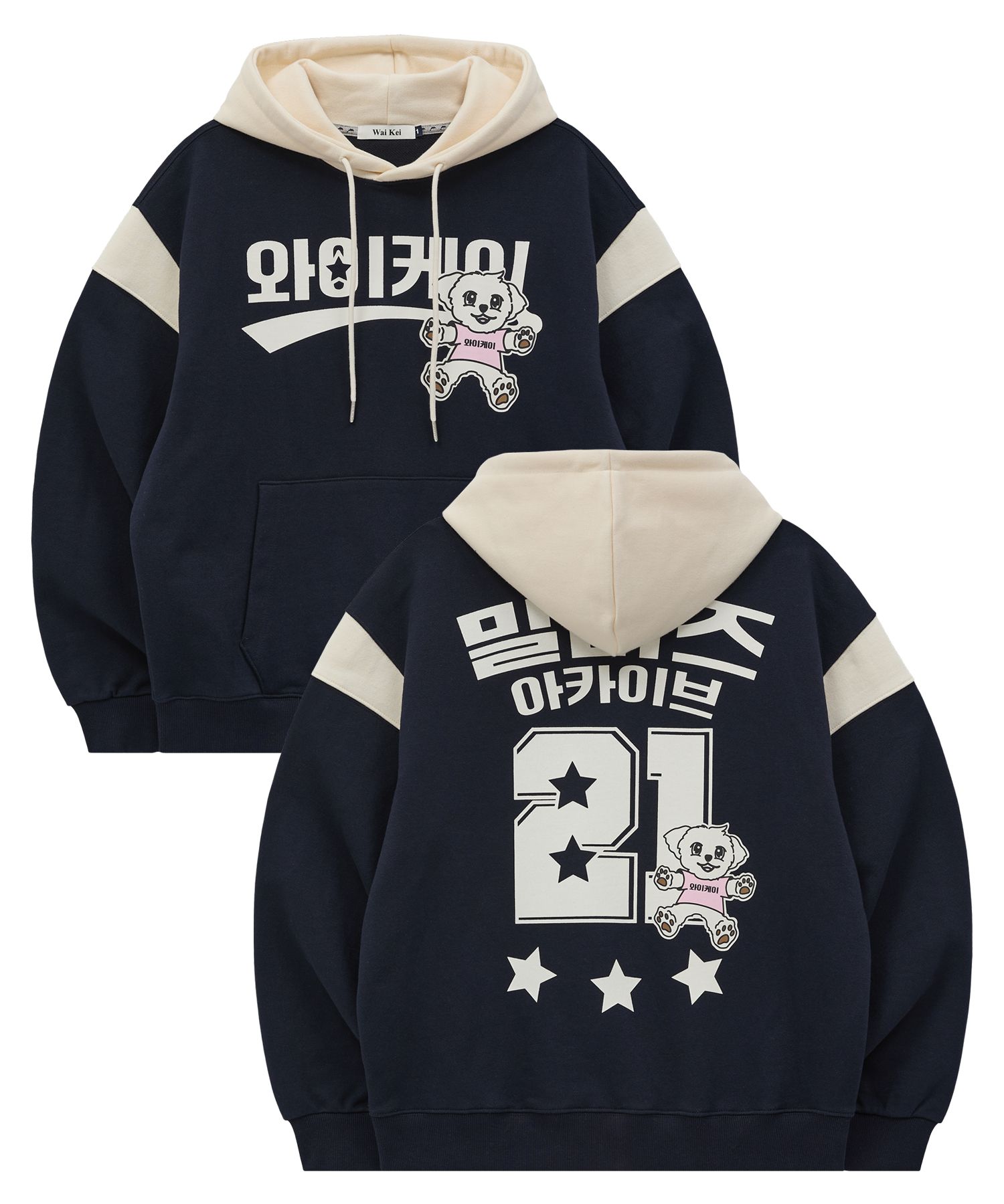 さらに100円引き◆Wai Kei◆Maltese Uniform Hood MUSINSA | WAI KEI Hangul Day Limited Edition Maltese Uniform
