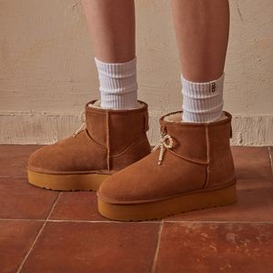 CHUBASCO WINTER FUR BOOTS COPO WCP2403 CHESTNUT (진주 리본 제공)