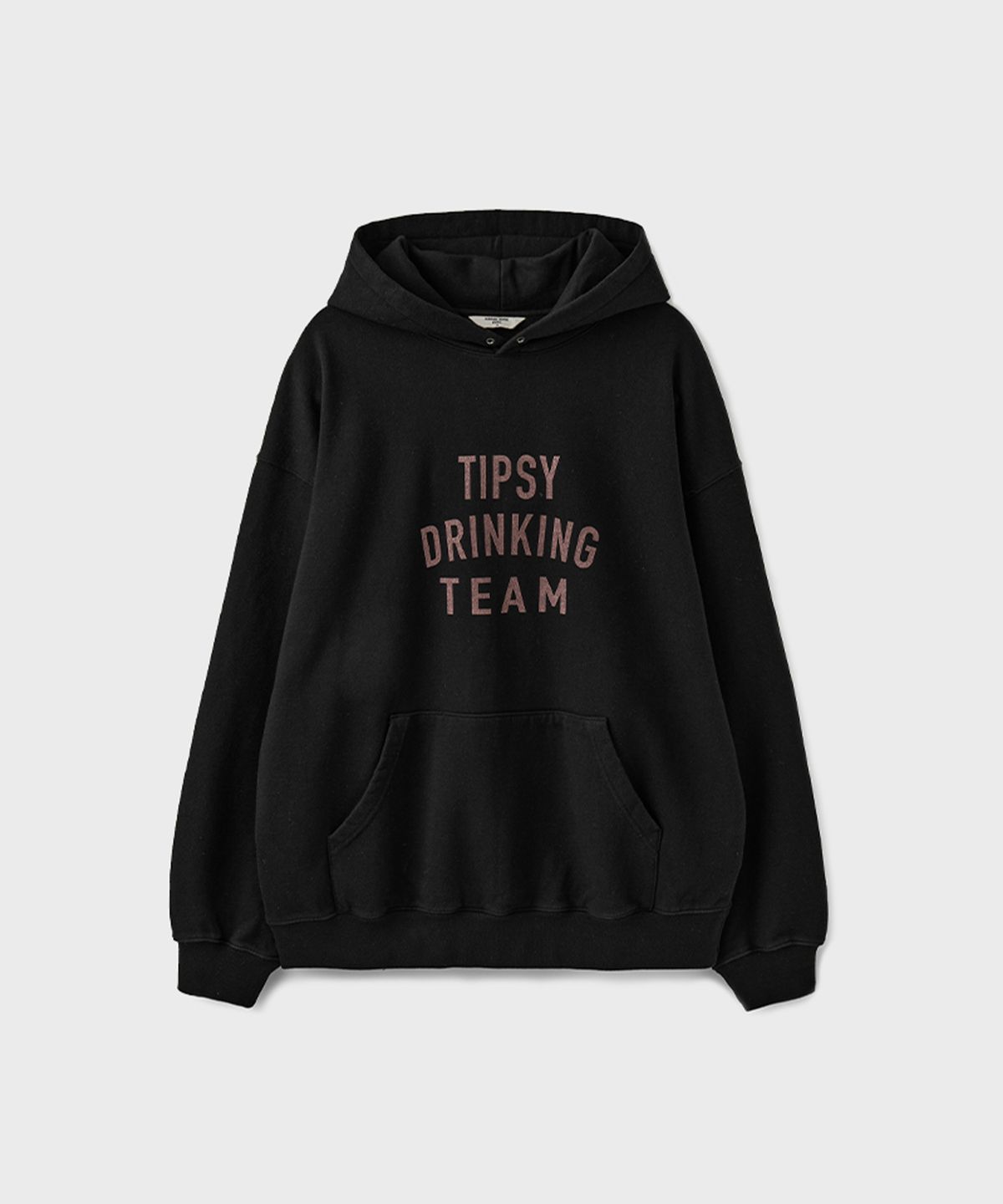 유니온블루(UNION BLUE) TIPSY DRINKING TEAM HOODY [BLACK]