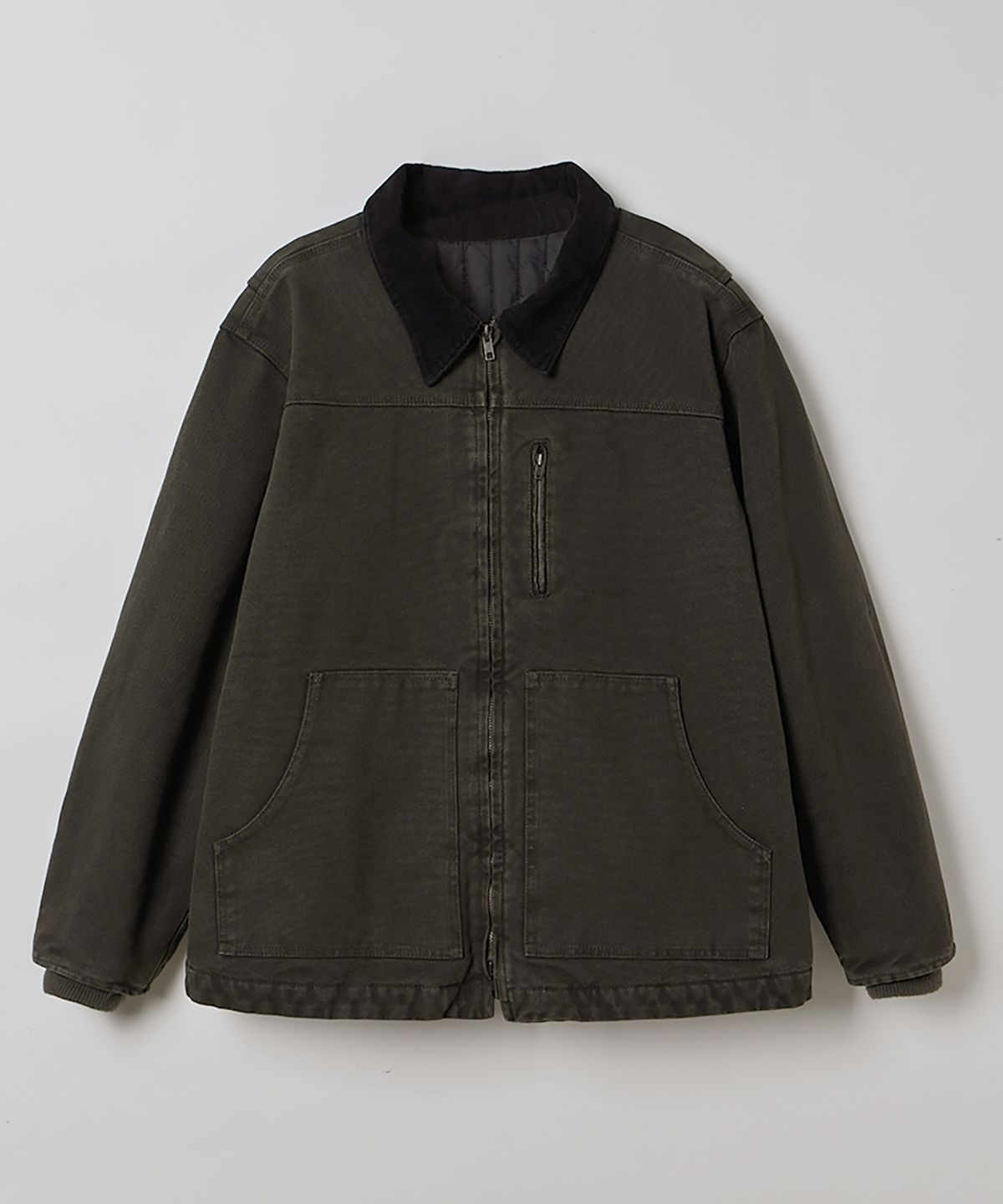 필더스(FIELDERS) OVER DYEING WORK JACKET DEEP KHAKI