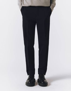 114913 나일론 테이퍼드 슬랙스_2color