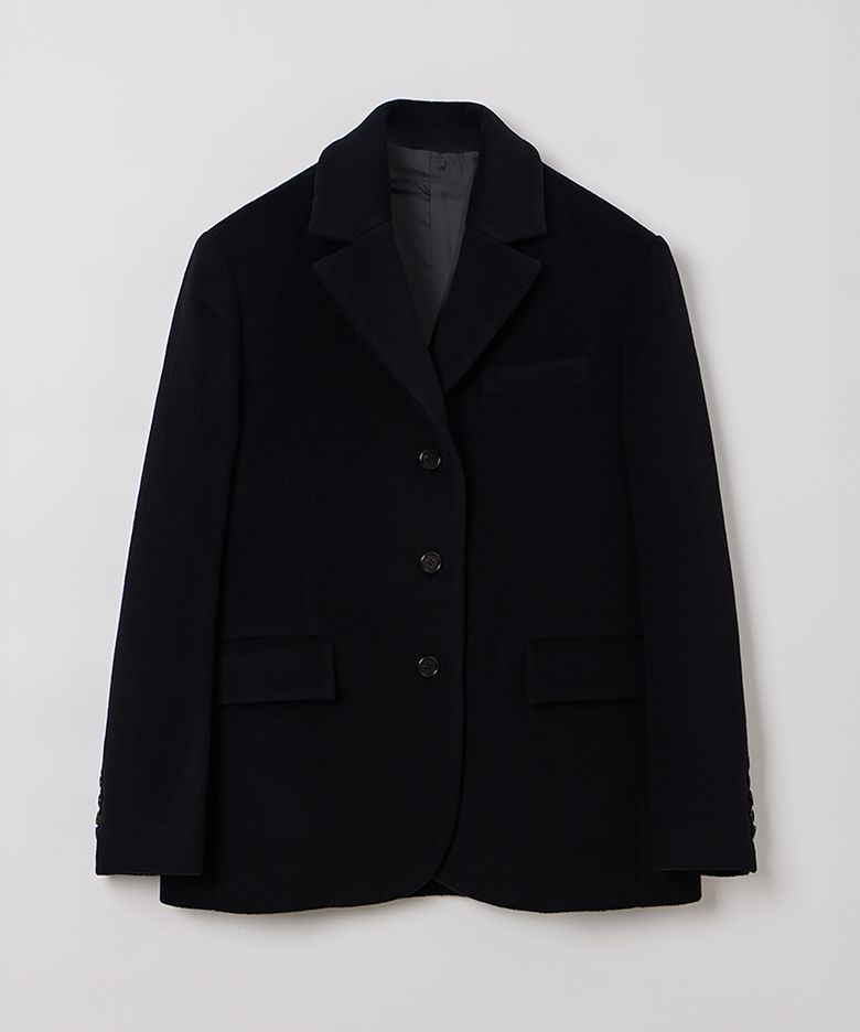 WOMAN PURE WOOL JACKET BLACK