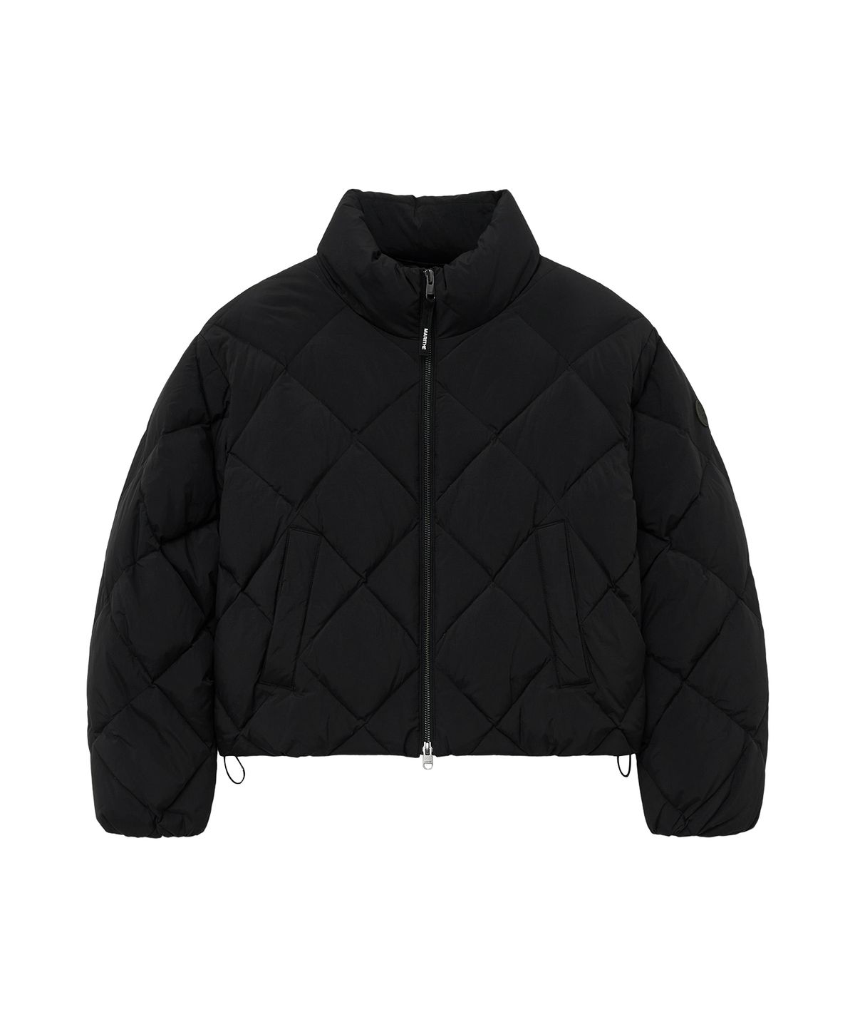 마리떼 프랑소와 저버(MARITHÉ + FRANҪOIS GIRBAUD) W CROP GOOSE DOWN QUILTING PUFFER black