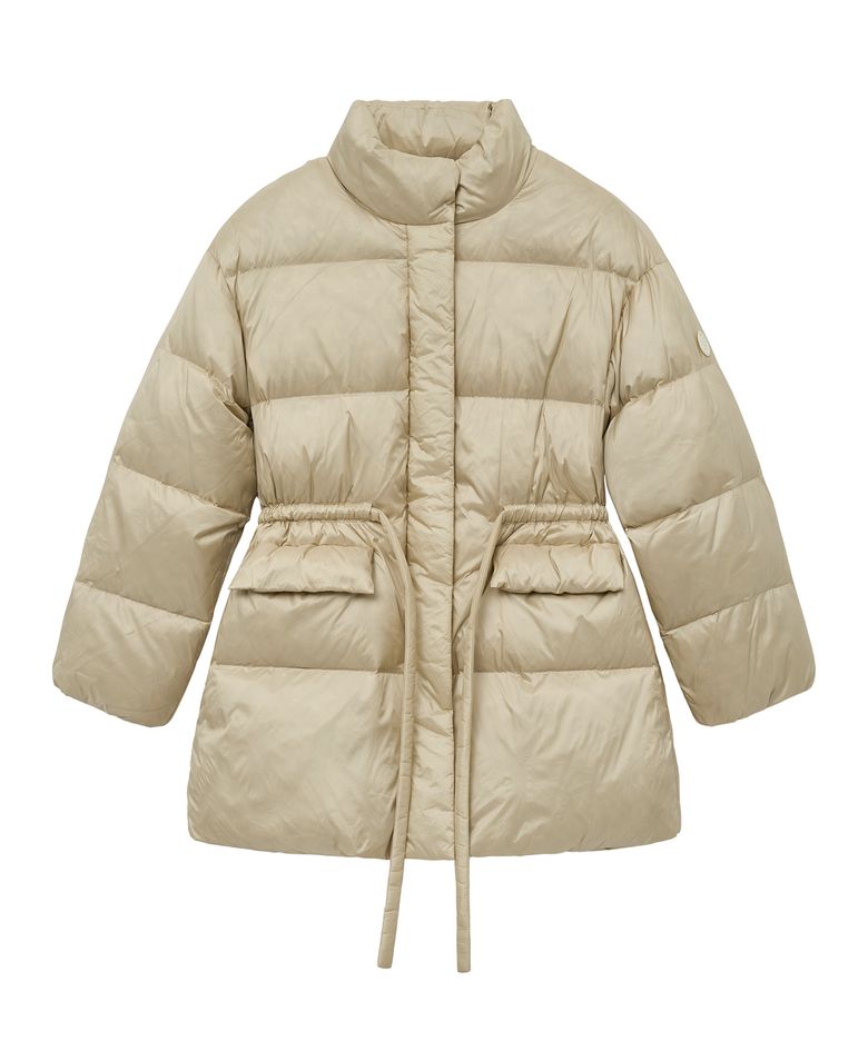 W STRING GOOSE DOWN JACKET ivory