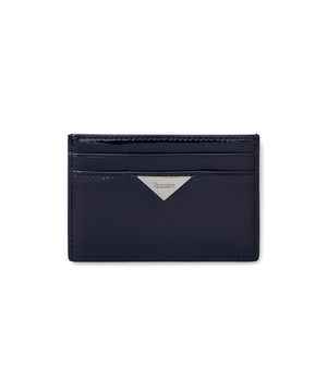 TRIANGLE SLIT CARD HOLDER - NAVY BLUE