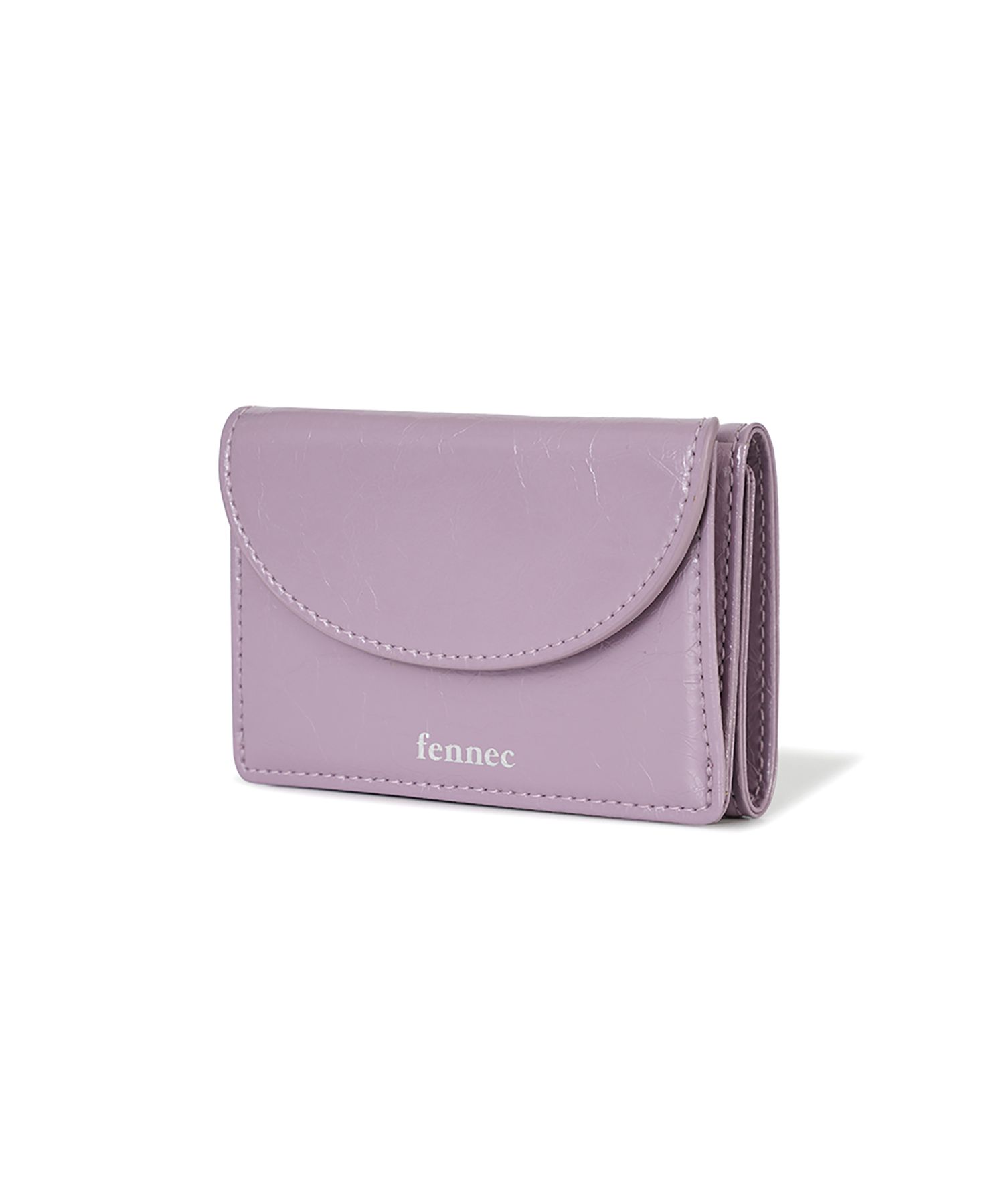 MUSINSA | fennec CRINKLE HALFMOON MINI WALLET - MAUVE