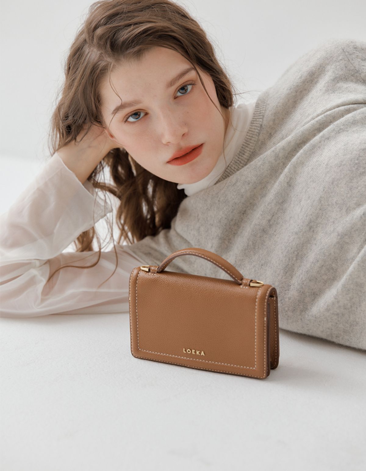 로에카(LOEKA) EMMA BAG_BROWN