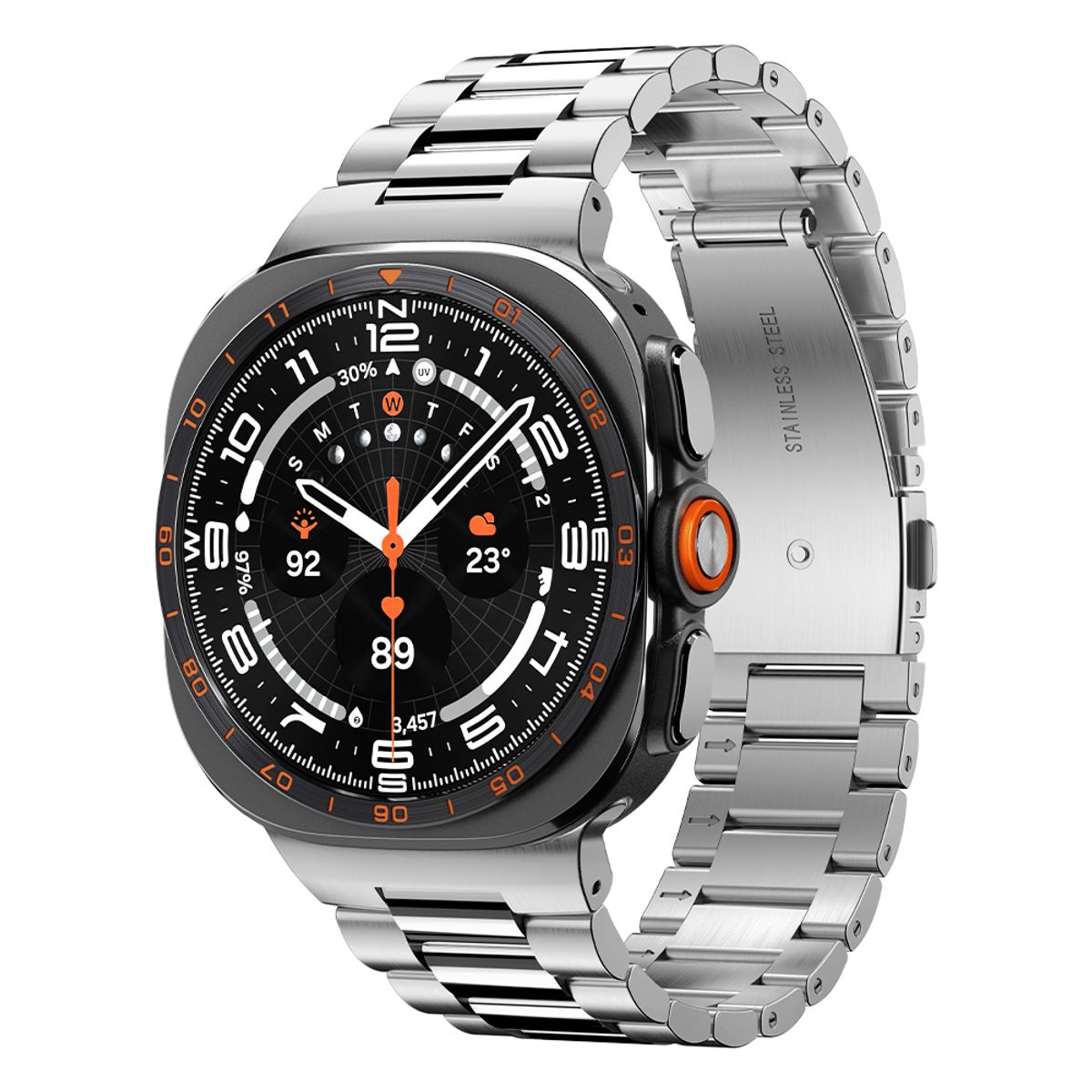 슈피겐(SPIGEN) 갤럭시워치 울트라 2 1 스트랩 메탈 날개형 모던핏316L