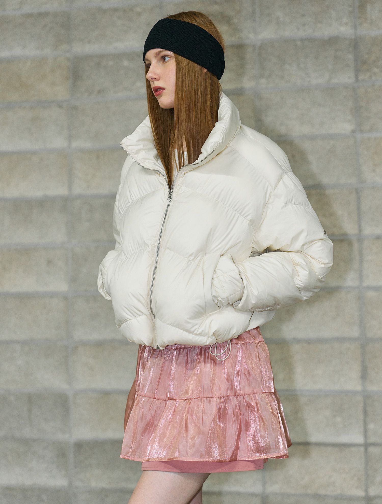 ダウンジャケット・コート GENERAL IDEA Glove Set Short Puffer BLACK WBD3L07501 WBD3L07 MUSINSA | GENERAL IDEA Glove Set Short Puffer [CREAM