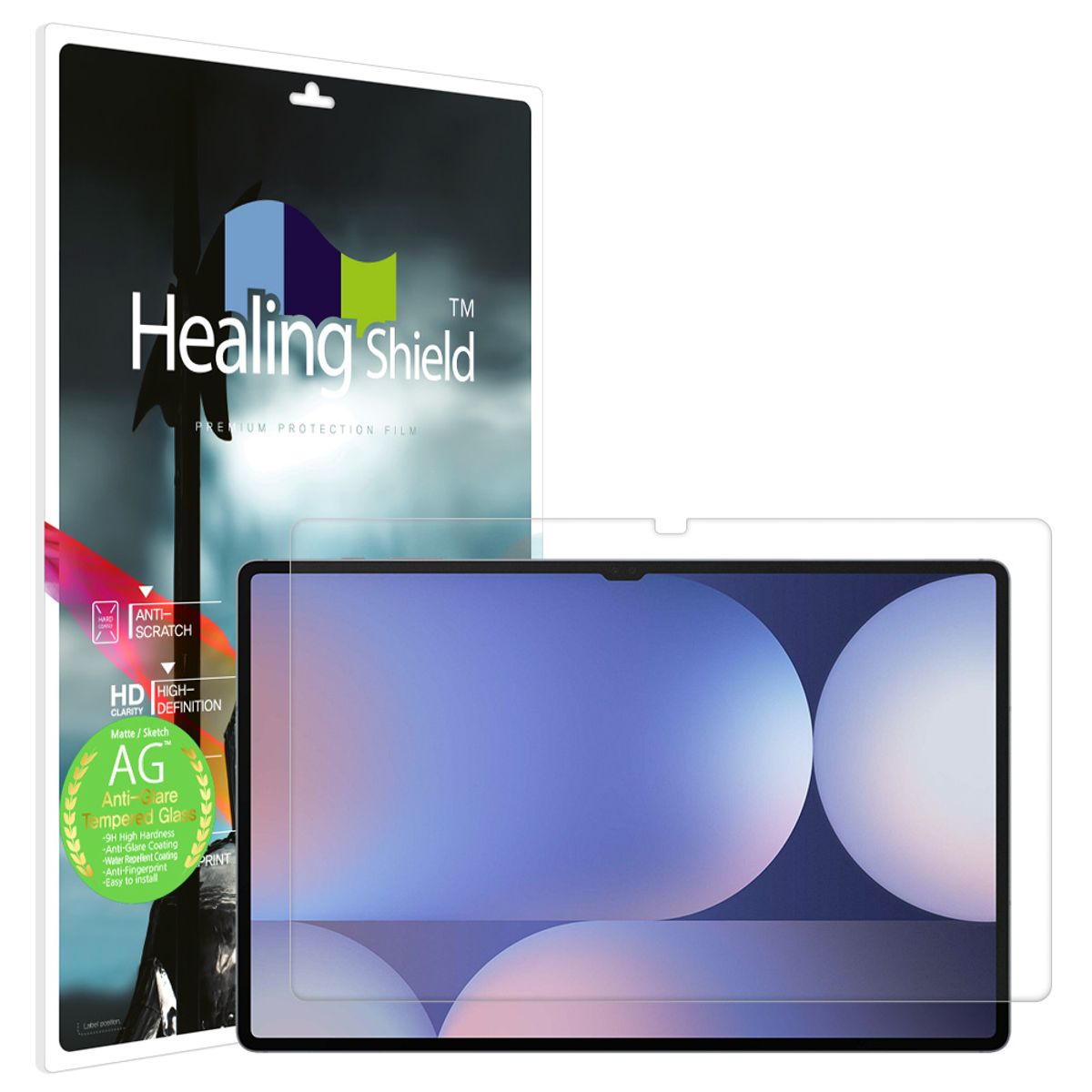 힐링쉴드(HEALINGSHIELD) 갤럭시탭S10 울트라 저반사 강화유리필름