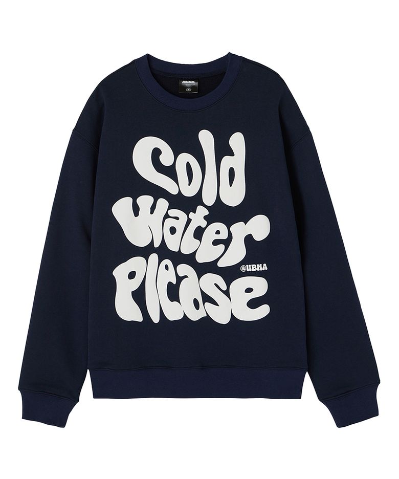 Cold water Plz 오버 맨투맨_네이비