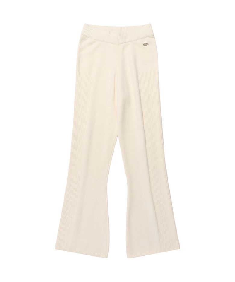 KNIT LEGGINGS PANTS IVORY