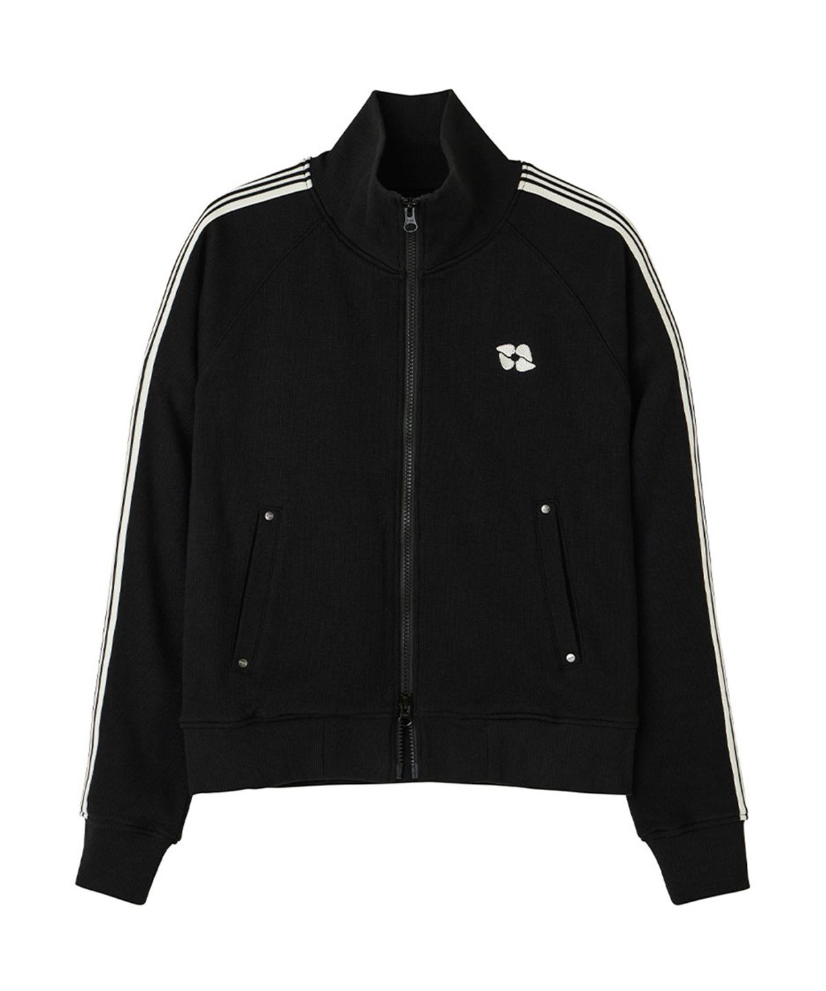 어반에이지(URBANAGE) [UNISEX]어센틱 라인 2WAY 트랙 집업 자켓_블랙