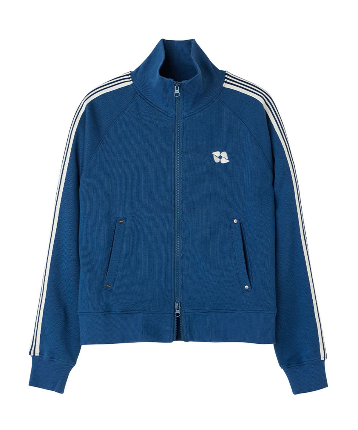 어반에이지(URBANAGE) [UNISEX]어센틱 라인 2WAY 트랙 집업 자켓_블루