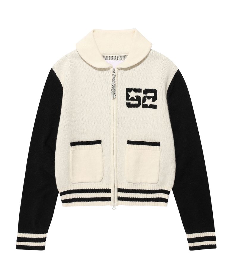 CROP COWICHAN CARDIGAN IVORY