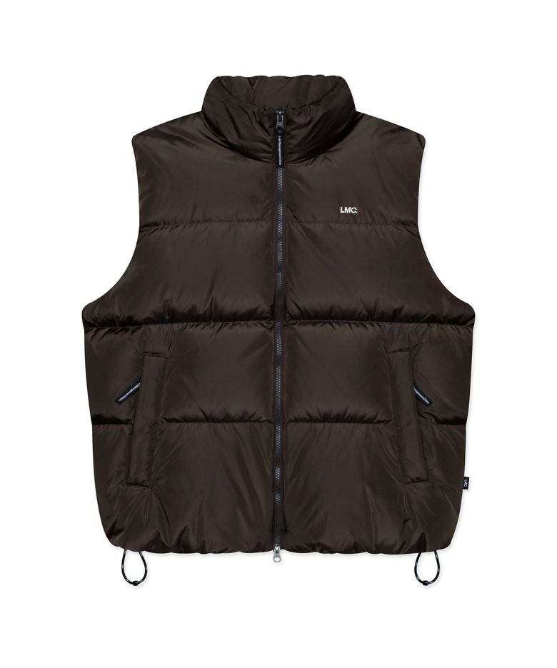 OG PUFFER DUCK DOWN VEST brown