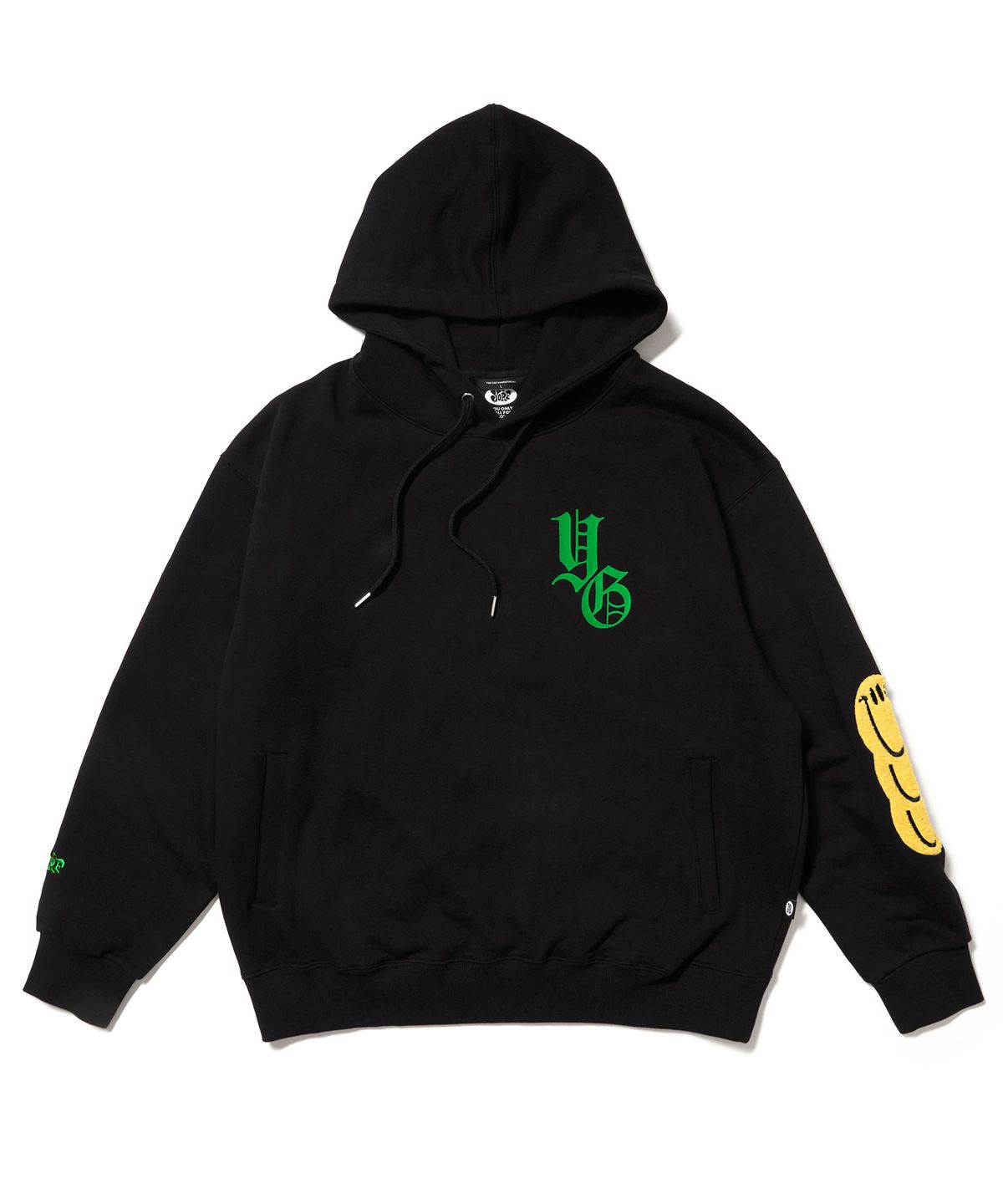 욜프(YORF) YORF HOODIE GOTHIC BLACK