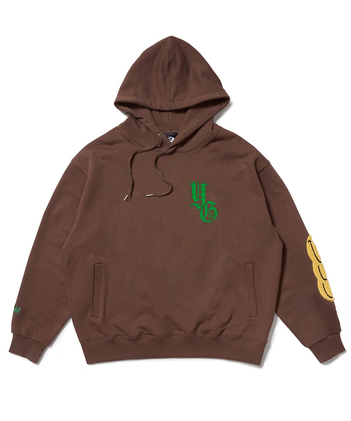 욜프(YORF) YORF HOODIE GOTHIC BROWN
