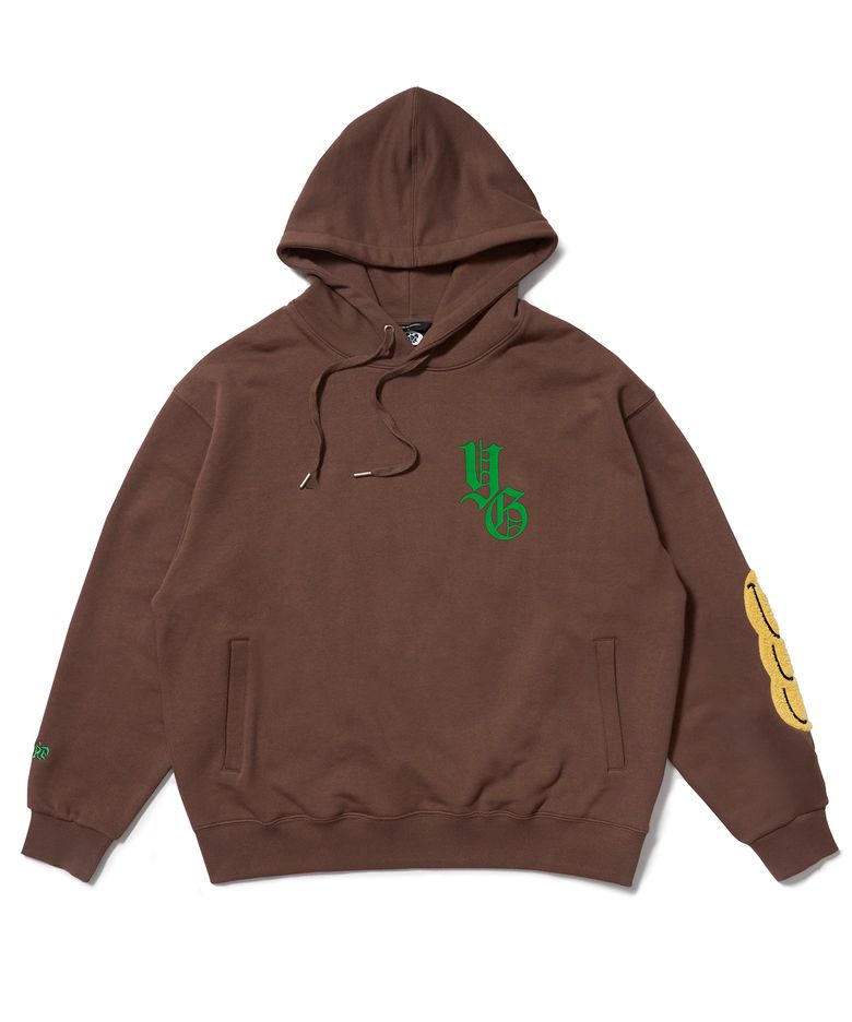 YORF HOODIE GOTHIC BROWN