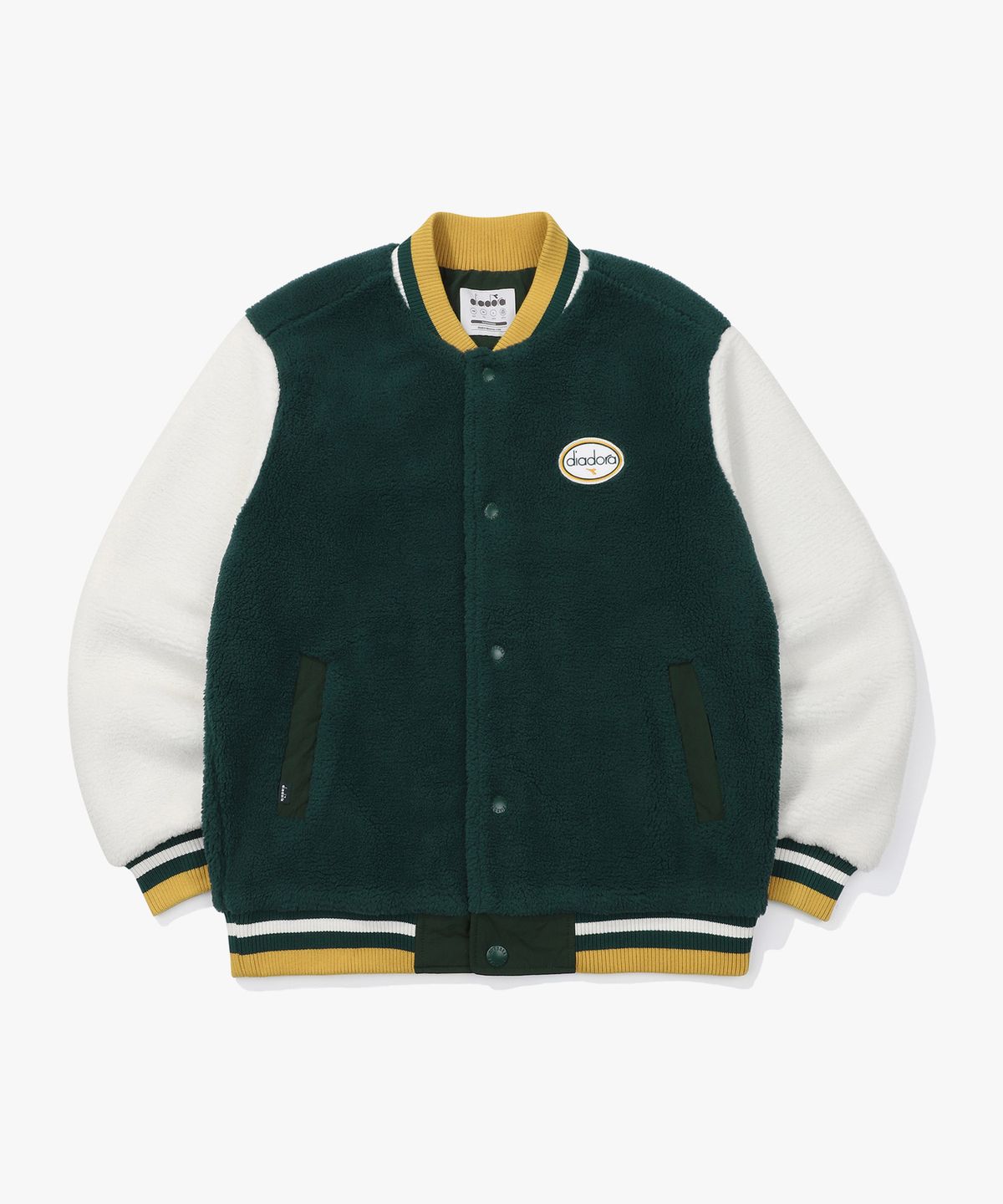 디아도라(diadora) 아틀레티카 플리스 자켓 GREEN