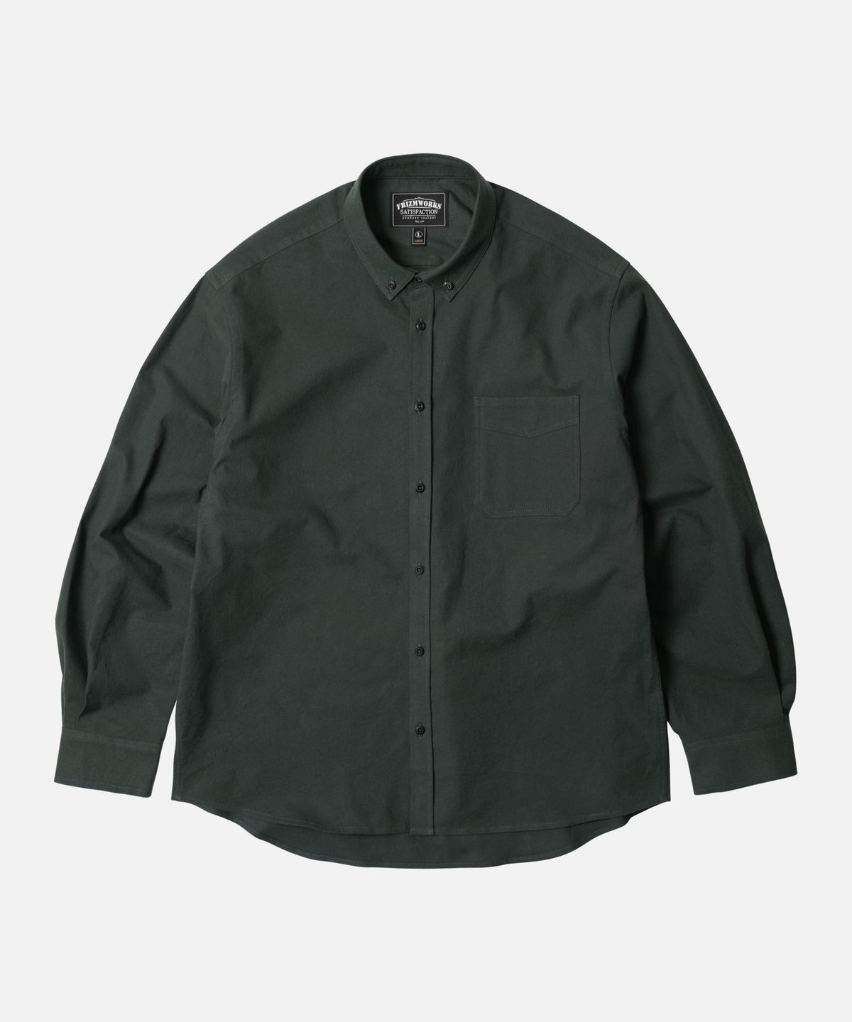 프리즘웍스(FRIZMWORKS) FLANNEL FRENCH SHIRT _ TEAL