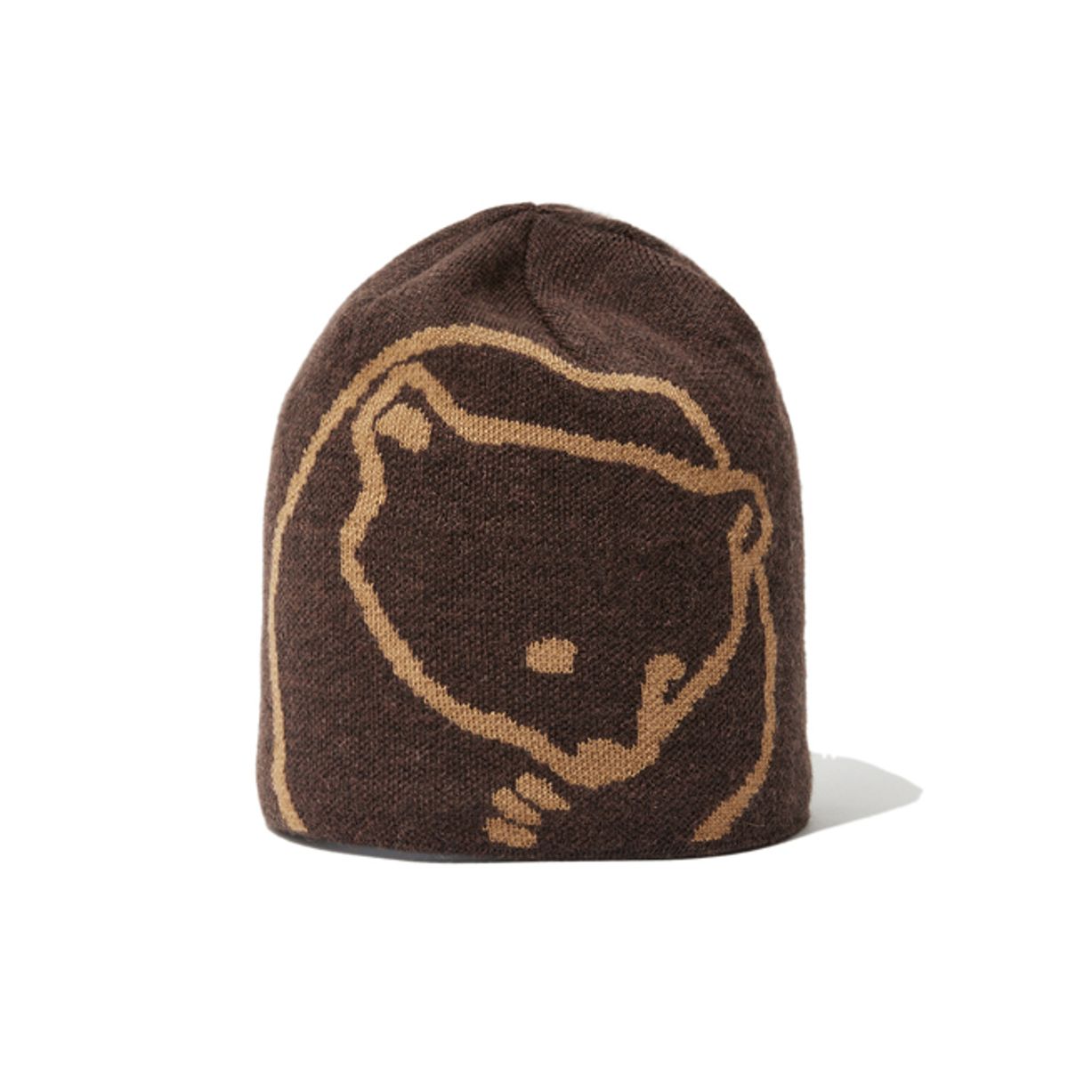 펜필드(PENFIELD) BEAR JACQUARD WOOL BEANIE BROWN_FQ7AH45U