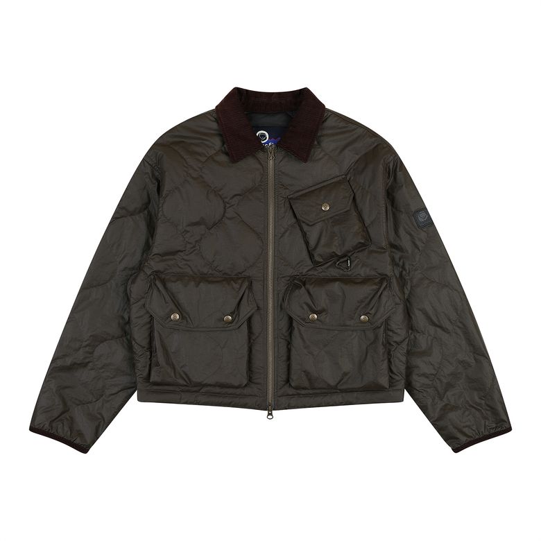 QUILTED WORK JACKET OLIVE_FQ3WJ70U
