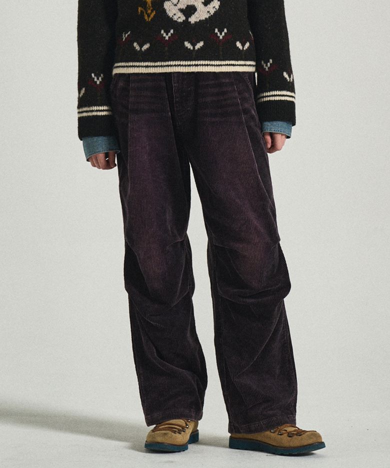 FADED CORDUROY FIELD PANTS WINE_FQ3WP30U