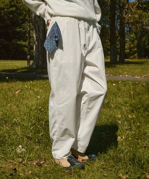 반다나 히든포켓 와이드 치노 팬츠 화이트 FPT117