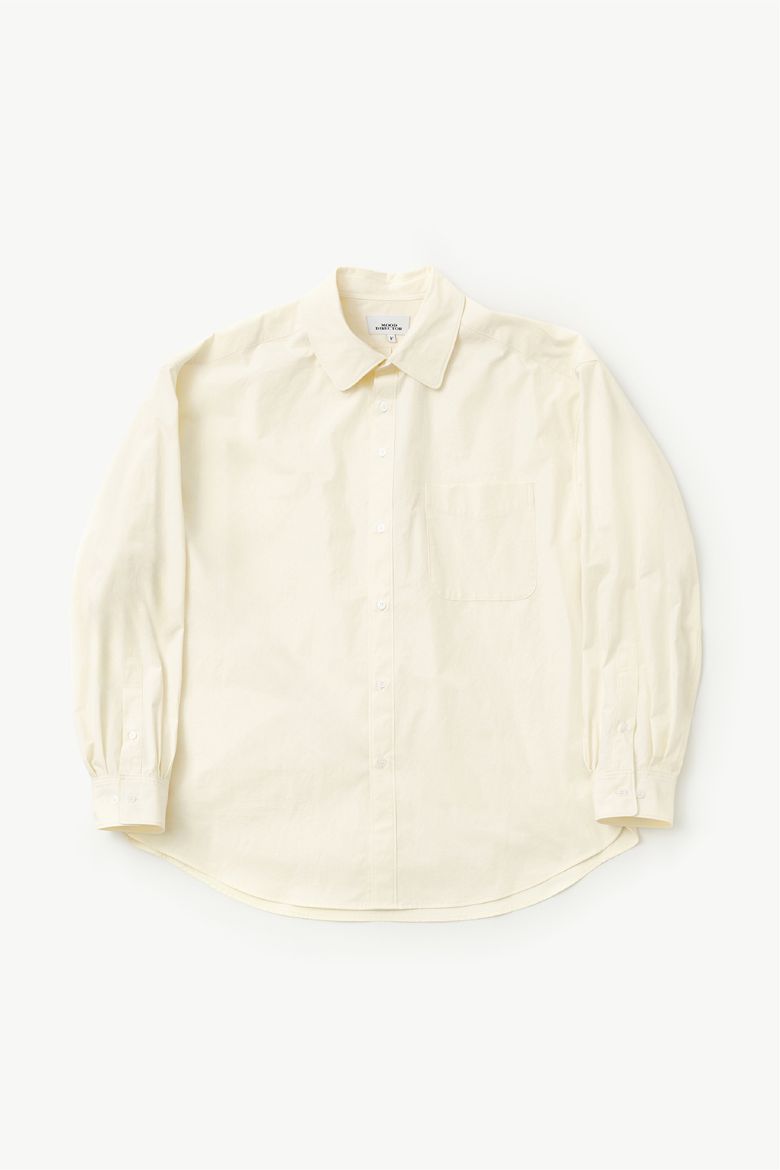 Le rayon jaune 코튼 셔츠 라이트옐로우