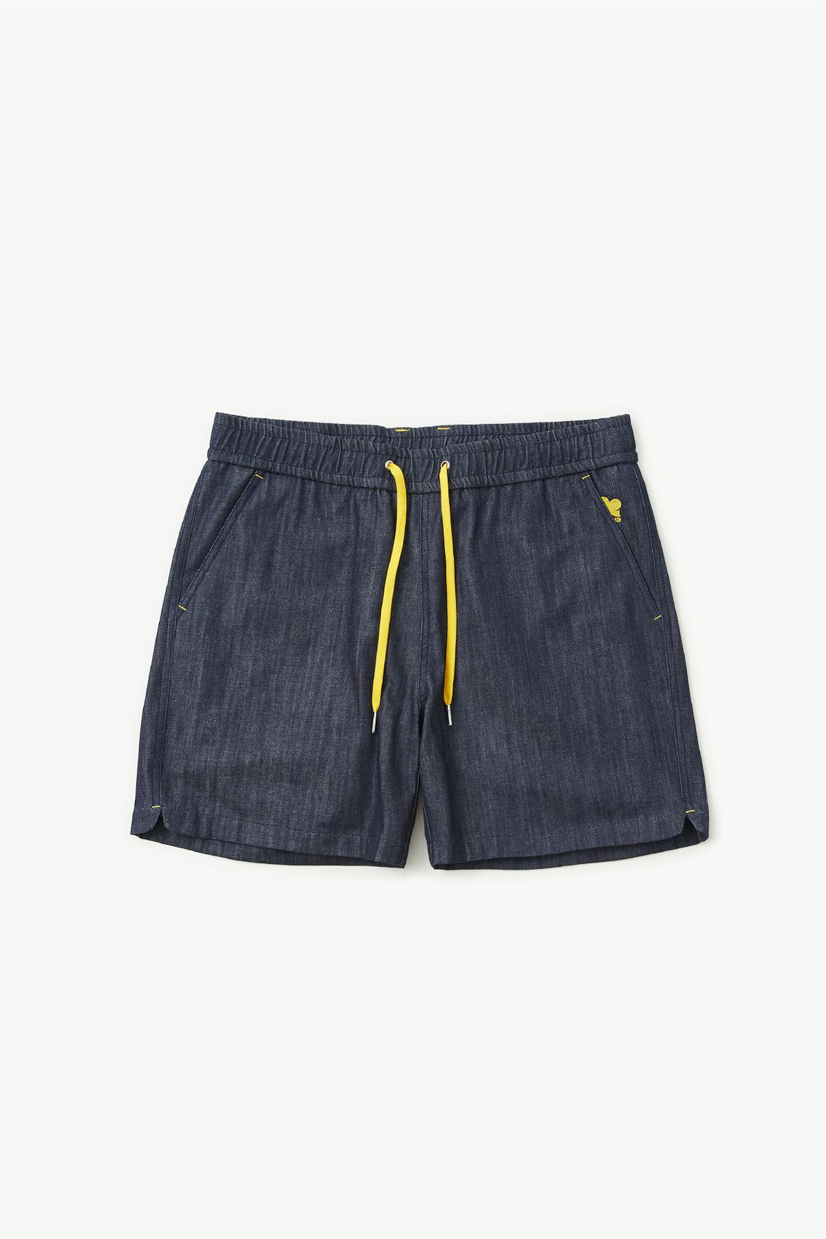 무드디렉터(MOODDIRECTOR) Le rayon jaune 데님 쇼츠 다크 블루