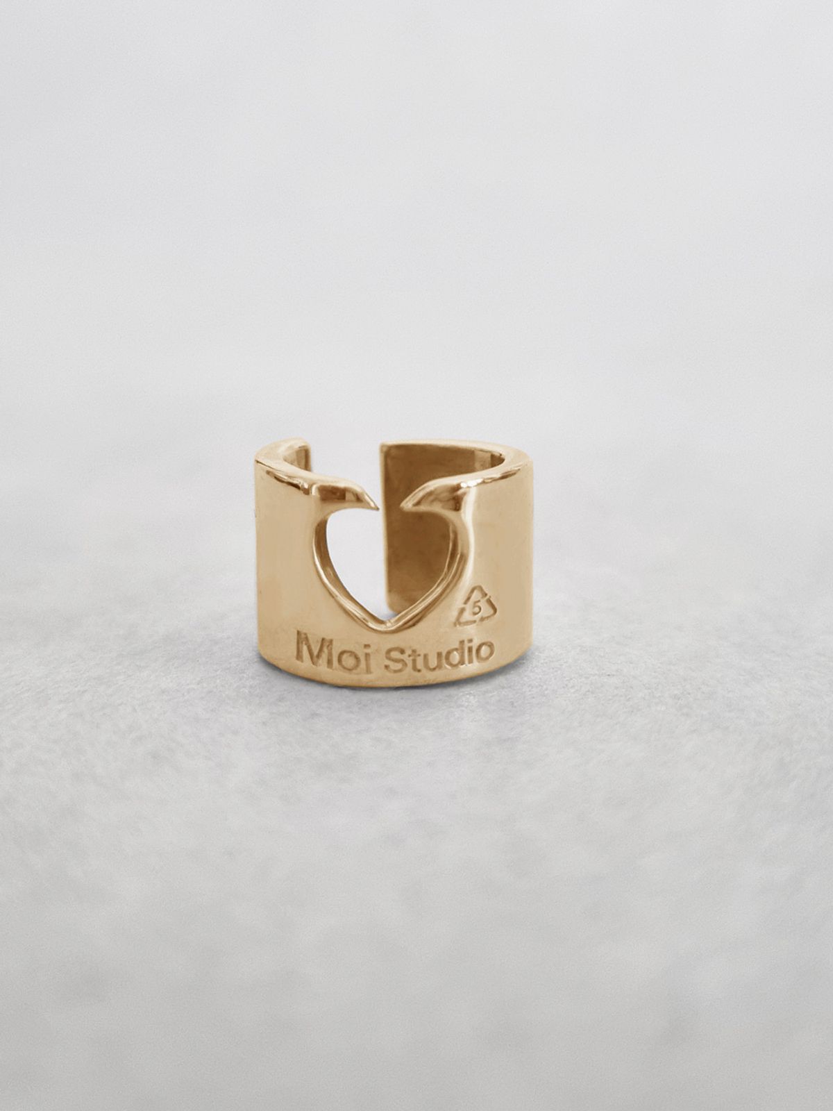 모이스튜디오(MOI STUDIO) 실버 브레드 클립 이어커프