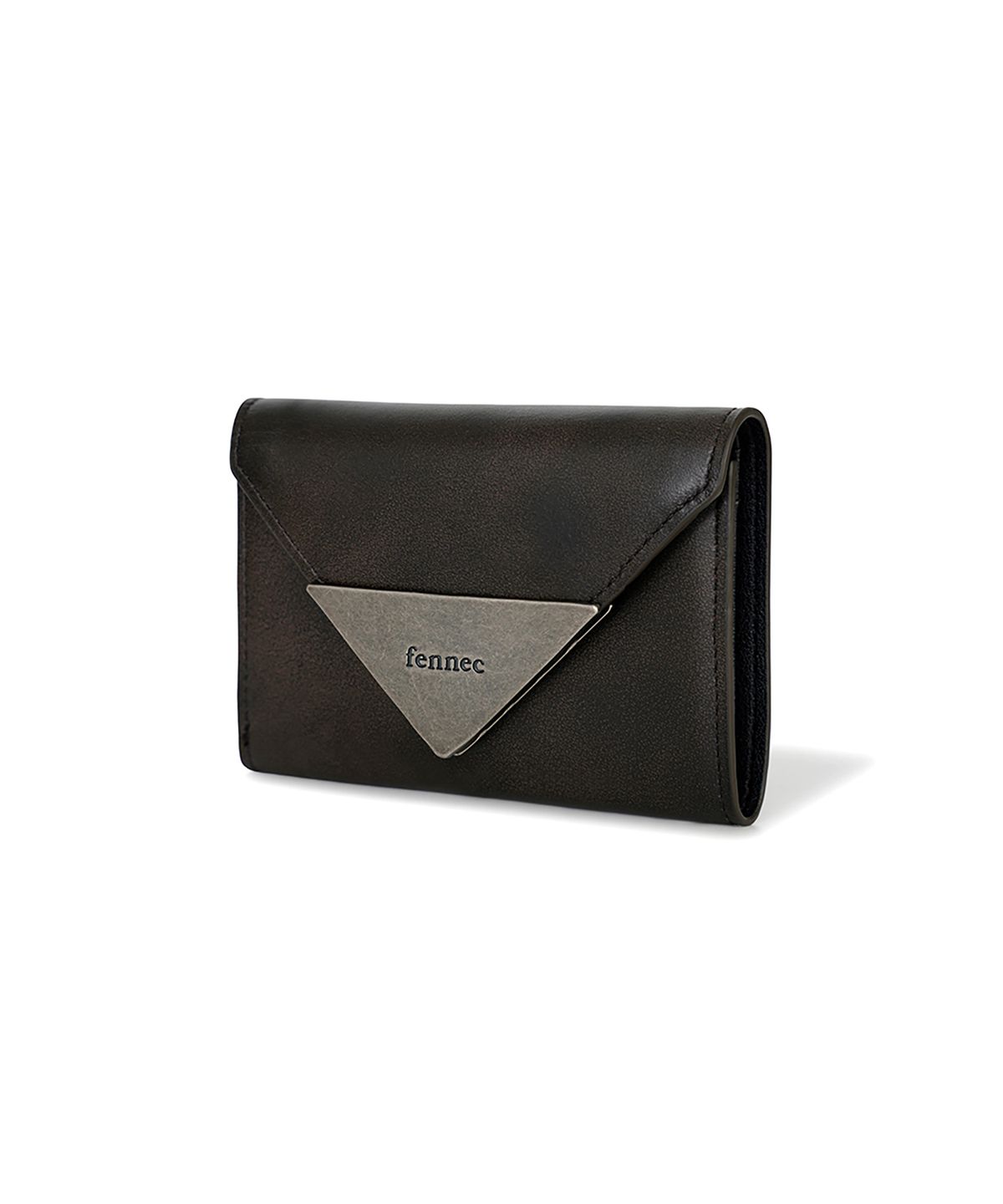 페넥(FENNEC) MATT TRIANGLE WALLET - BROWN