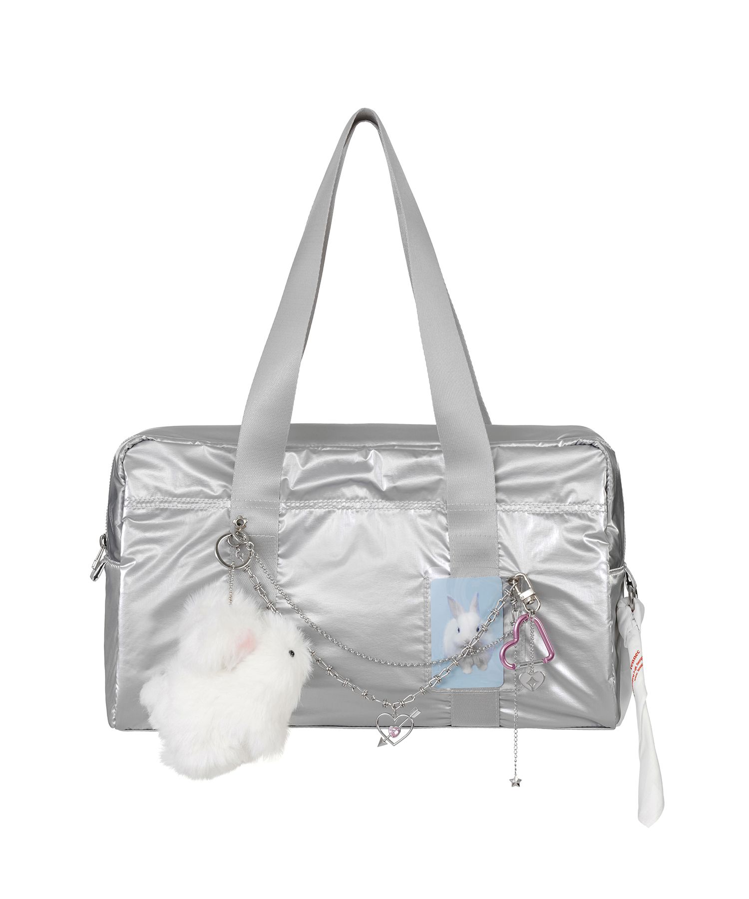 MUSINSA | fennec PHOTOCARD STORAGE BAG - SILVER