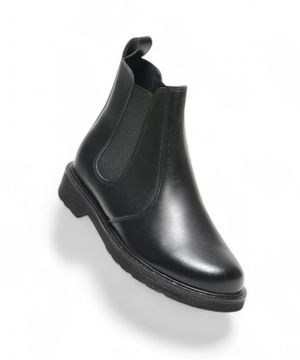 소가죽 첼시부츠 COW SKIN 블랙 앵클 부츠 SFT-306