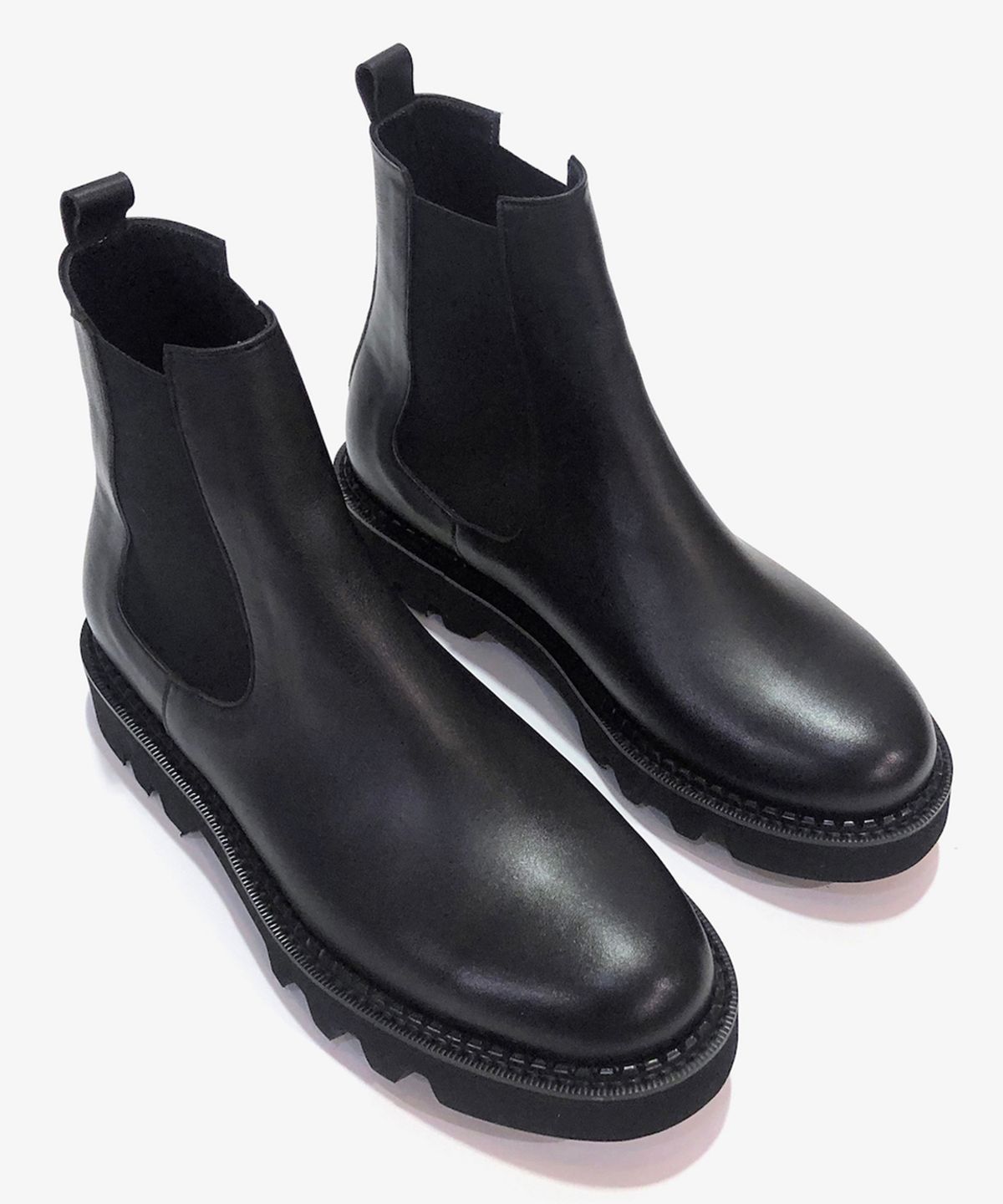 조앤슈(JOENSHOE) 행콕 라운드 워커 첼시부츠 블랙