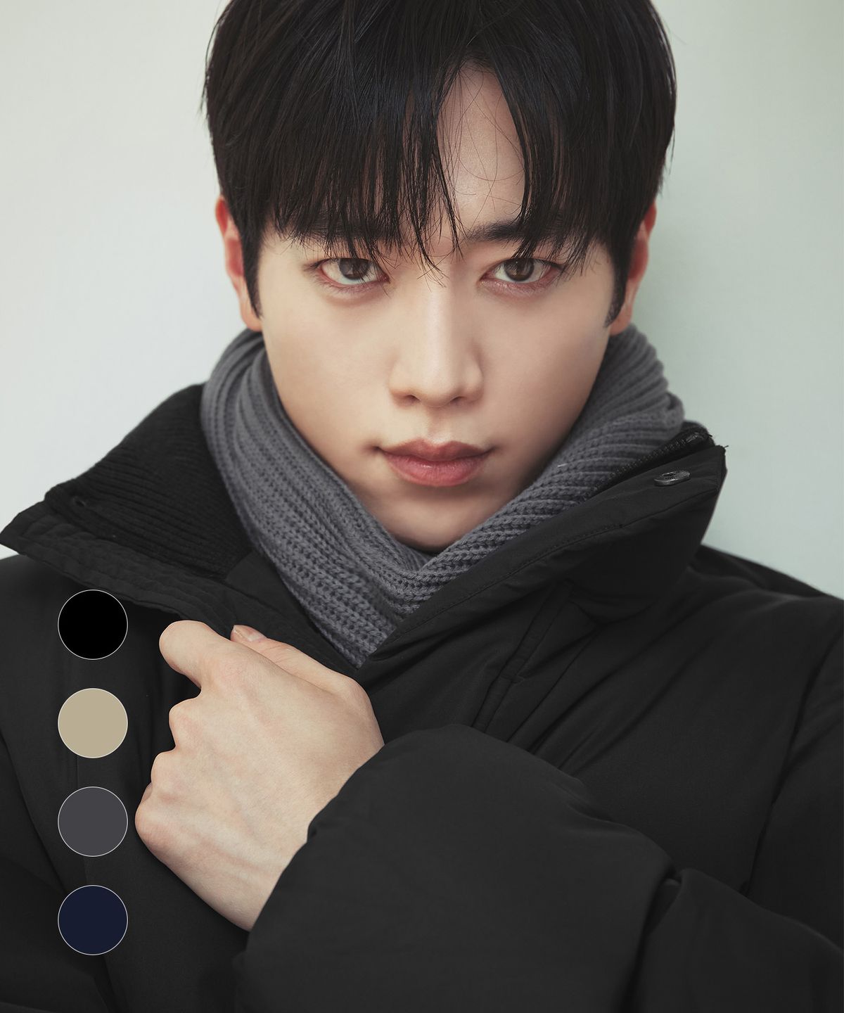 드로우핏(DRAW FIT) 소프트 리브드 니트 머플러 [4color]