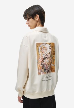 프란시스 피카비아 카라 스웻셔츠 크림 ZG5TS516CR