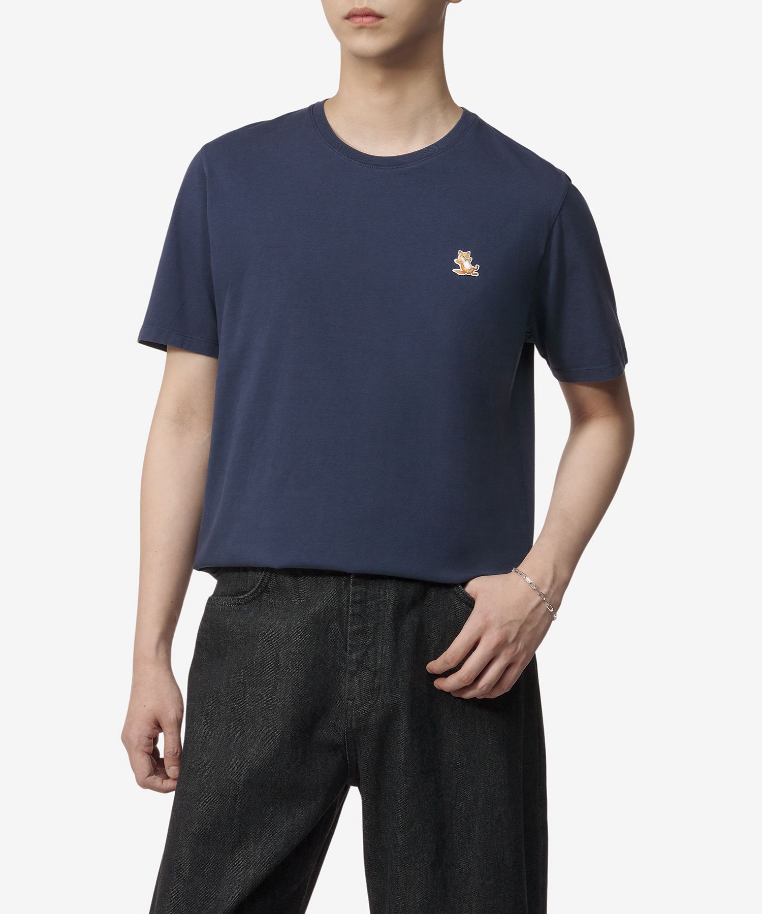 MUSINSA | MAISON KITSUNE Chilex Fox Patch Regular Short