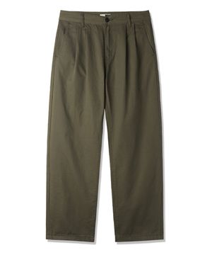 투턱 레귤러 테이퍼드 코튼 치노 팬츠 BK8919_카키