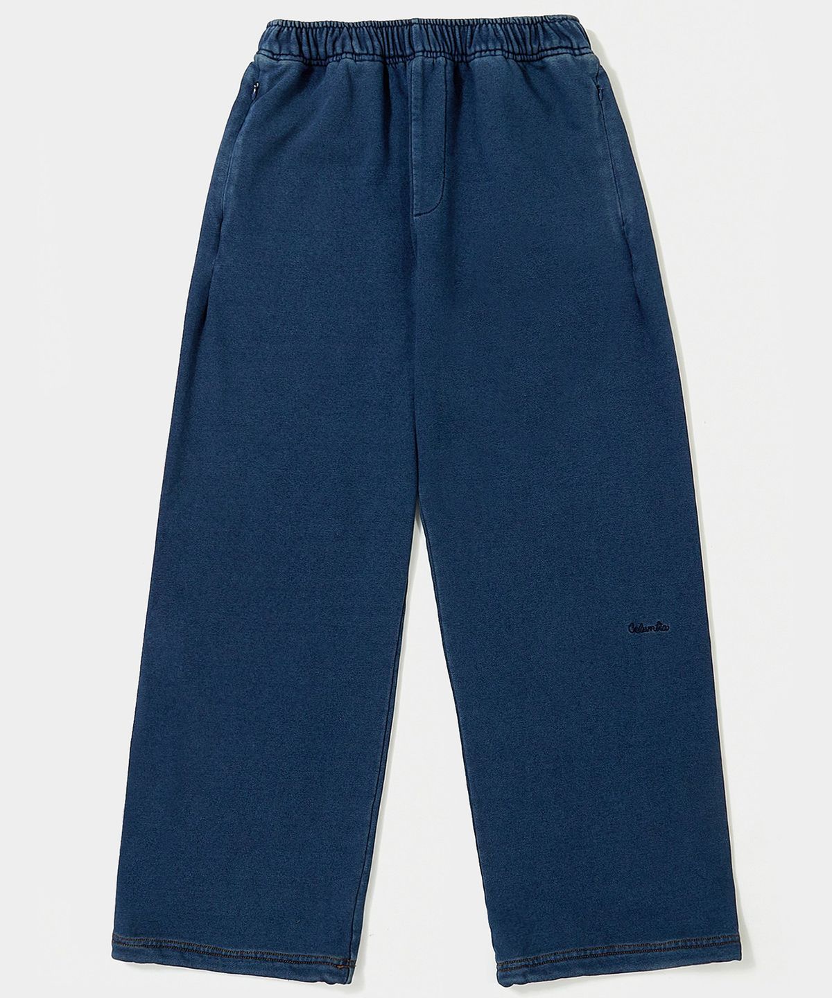 컬럼비아 유니버시티(COLUMBIA UNIVERSITY) TINY SCRIPT DENIM TERRY LOOSE SWEATPANTS 미드나잇데님
