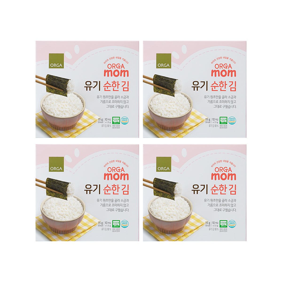 올가(ORGA) 유기농 순한 김(10개입) x 4개