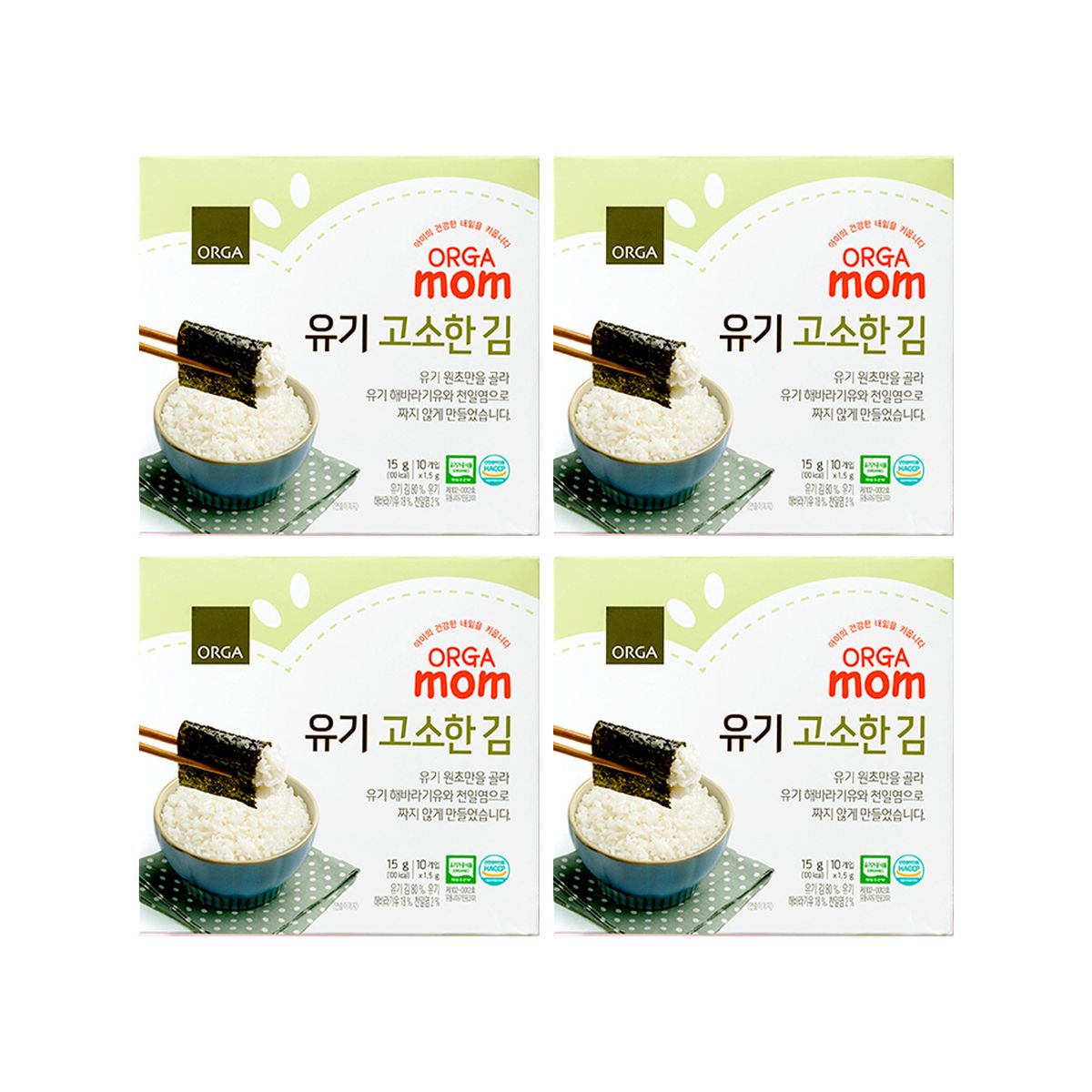 올가(ORGA) 유기농 고소한 김(10개입) x 4개