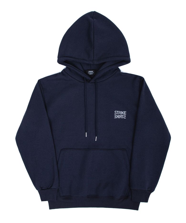 Soft Crystal Logo Over Hoodie (NAVY)